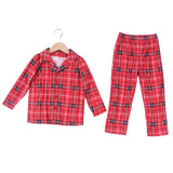 Mqtime Christmas Family Matching Pajamas Plaid Cotton Mother Father Baby Kids And Dog Family Matching Clothes