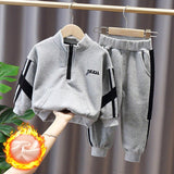 Mqtime Children Boy Clothing Sets Autumn Long Sleeve Sweatshirt and Pants 2pcs Sports Set for Kids Children