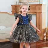 Mqtime Baby Girl Dress Cute Bow Newborn Princess Dresses for Baby 1 Year Birthday Dress Toddler Infant Party Dress Christening Gown