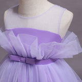 Mqtime Baby Girl Dress Cute Bow Newborn Princess Dresses for Baby 1 Year Birthday Dress Toddler Infant Party Dress Christening Gown