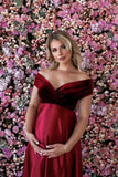 Mqtime Silk Sexy Maternity Photo Shoot Dresses Long Baby Showers Party Evening Pregnancy Maxi Gown Photography Props For Pregnant Women