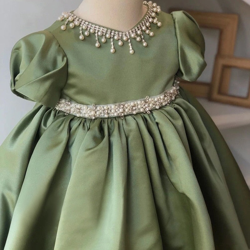 Mqtime 1st Birthday Kids Dress Wedding Party Vestidos Girls Dress Puff mqtime Mqtime 1st Birthday Kids Dress Wedding Party Vestidos Girls Dress Puff mqtime