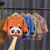 Mqtime 2-6Years Baby Girl Boy Winter Clothes Knitted Sweater Soft Comfortable Children's Outerwear Long Sleeve Sweater For Boys