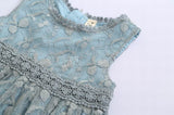 Lace Baby Girl Dress 2022 Summer Sleeveless Princess dress Kids Clothes 2-6Y LT026