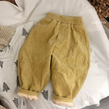 Harem Pants Winter Pants for Kids Sport Pants Children Trousers Hildren Pants Corduroy Kids Clothes Girls Toddlers Thick Warm