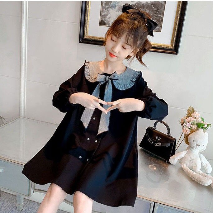 Mqtime Kids Cute Clothes Girls Summer Lolita Korean Casual Goth Dress –  mqtime