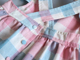 Mqtime Baby Girl Dress New Summer Korean Strap Plaid Casual Sleeveless Party Princess Dress Cute Children's Baby Kids Girls Clothing