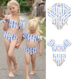 Mqtime Children's Swimsuit Summer New Girl Swimwear Quick-drying Material Split Beach Swimsuit Beach Shorts Children's Clothing