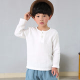 Mqtime Girls Linen T-shirt Cotton Linen Baby Boys Summer T Shirts Toddler Tops Comfortable Linen T-shirt Children Clothing Girls