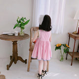 New Arrivals Spanish Court Dress Cotton Lace Quality Sweet Wedding Party Birthday Gift Girl Lolita Dress Kids Dresses for Girls