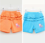 Mqtime 2pcs baby shorts ruffle children short pants kids clothing gilrs clothes summer baby boys and girls pants clothes hot sale short