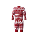 2021 Christmas Family Matching Pajamas Cartoon Elk Tree Snowflake Printed Adult Kid Family Sleepwear Pj's Set Xmas Clothes