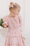 Mqtime  Mother Daughter Dress Floral Printed Family Matching Dresses Square Collar Dresses Summer Mommy and Me Clothes