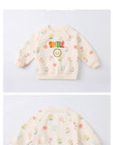 Mqtime  dave bella spring baby girls cute floral print sweatshirts children tops kids girl fashion tees