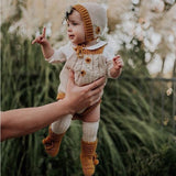 Mqtime Baby Baby Girl Knit Romper Newborn Infant Autumn Clothes Children Jumpsuit Outfits Toddler Knitting Rompers