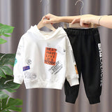 Mqtime Children Boy Clothing Sets Autumn Long Sleeve Sweatshirt and Pants 2pcs Sports Set for Kids Children