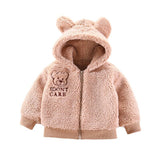 Mqtime Infant Jacket Kids Outerwear New Winter Fashion Baby Girls Clothes Children Boys Thicken Warm Hooded Coat Toddler Casual Costume