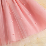 Mqtime Baby Girl Dress Cute Bow Newborn Princess Dresses for Baby 1 Year Birthday Dress Toddler Infant Party Dress Christening Gown