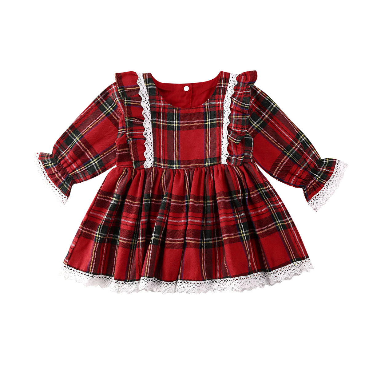 1-6Y Christmas Girls Red Dress Toddler Baby Kid Girls Lace Ruffles Tut mqtime 1-6Y Christmas Girls Red Dress Toddler Baby Kid Girls Lace Ruffles Tut mqtime