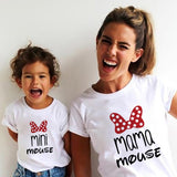 Mqtime Autumn Mother Daughter Matching Sweaters Family Set Butterfly Mom Mum Baby Mommy and Me Clothes Women Girls Cotton Sweatshirts