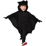 Children Halloween Bat Jumpsuit Unisex Girls Boys Bat Costume Cosplay Stage Party Mom Dad Family Outfits Kids Carnival Festival