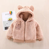 Mqtime Infant Jacket Kids Outerwear New Winter Fashion Baby Girls Clothes Children Boys Thicken Warm Hooded Coat Toddler Casual Costume