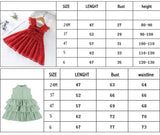 Mqtime 2-6Y Girls Red Bow Dress Princess Tutu Summer Dress for Girls Children Birthday Party Vestidos Kids Autumn Spring Dresses