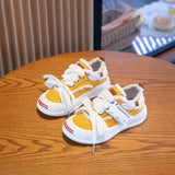 Children Casual Shoes 2022 Fashion Korean Girls Boys Canvas Smile Comfortable Soft Rubber Sneakers Kids Wide Shoe Baby Shoes