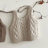 Infant Baby Knit Vest Solid Color Girls Sleeveless Sweater Spring Autumn Kids Cardigan Jacket New Fashion Children Knit Clothes