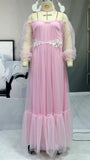 Mqtime Maternity Dresses For Baby Showers Sexy Long Tulle Pregnant Women Photography Shoot Party Wedding Pregnancy Maxi Gown Photo Prop