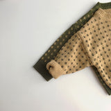 Mqtime Spring Autumn Kids Sweater Baby Boys Girls Full Sleeve Outwear Toddler Children Knitting Clothes Pullover Floral Sweaters