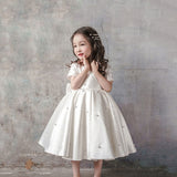 2022 Summer Dress 1 Year Kids Tutu Toddler Birthday Bow Newborn Christening Princess Vestido Children Baptism Baby Girl Clothes