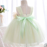 Baby Girl Princess Tulle Strap Tutu Dress Flower Infant Toddler Child Summer Vestido Party Birthday Pageant Baby Clothes 1-12Y