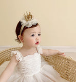 Mqtime Baby Princess Dress Newborn Girl Fashion Tutu Dress Birthday Baptism Skirt Kids Clothes Christening Dress for Girls Cute Infant