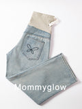 Loose Maternity Jeans Pregnancy Clothes Denim Maternal Pants Pregnancy and Maternity Clothing Cropped Pants