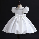 Mqtime Flower Girl Dress Princess Party Elegant Ball Gown Tutu Dresses Children Kids Elegant Baby Christmas Children Clothing for 1-12y