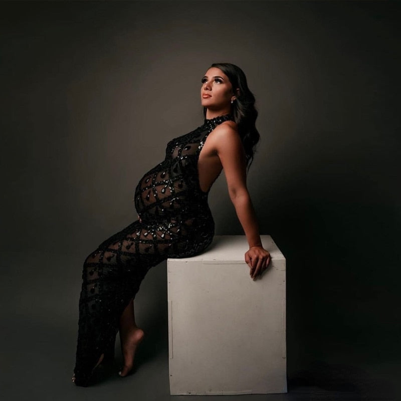 Mqtime Two Maternity Dresses For Photo Shoot Women Pregnancy Stretch F mqtime Mqtime Two Maternity Dresses For Photo Shoot Women Pregnancy Stretch F mqtime