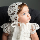 Mqtime 1 Year Birthday Baby Girl Dresses For Baptism Christening Gowns Wedding Party Pageant Lace Newborn Toddler Bebes