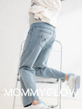 Loose Maternity Jeans Pregnancy Clothes Denim Maternal Pants Pregnancy and Maternity Clothing Cropped Pants