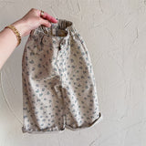 Mqtime Autumn New Kids Pants Floral Girls Trousers Chidren Clothes Girls Pants