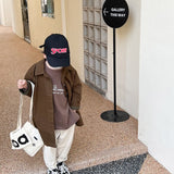 Mqtime Children's clothes boys and girls windbreaker autumn and winter clothes new children's baby medium and long cotton coat
