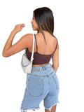 Mqtime Fashion Sexy High Waist Ladies Denim Shorts Women's Summer Female clothing Streetwear Tassel Straight Shorts Jeans ropa de mujer