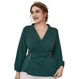 Mqtime Cheap Clearance Price Outfit Fashion Women Blouse Plus Size Tops Spring Autumn Long Sleeve Oversize T-Shirt Clothing