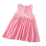 Mqtime Kids Clothing Baby Girl Dress Flowers Sleeveless Party Dresses Crew Neck Sweety Tutu Gauzy Summer Dress Princess Dresses