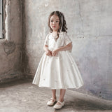 2022 Summer Dress 1 Year Kids Tutu Toddler Birthday Bow Newborn Christening Princess Vestido Children Baptism Baby Girl Clothes