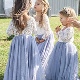 Mqtime Baby Floral Girl Wedding Dress Birthday Evening Party Dresses Baptism Clothes Teenager Children Toddler Fluffy White Vestidos