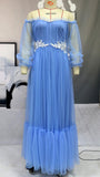 Mqtime Maternity Dresses For Baby Showers Sexy Long Tulle Pregnant Women Photography Shoot Party Wedding Pregnancy Maxi Gown Photo Prop