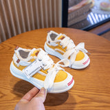 Children Casual Shoes 2022 Fashion Korean Girls Boys Canvas Smile Comfortable Soft Rubber Sneakers Kids Wide Shoe Baby Shoes