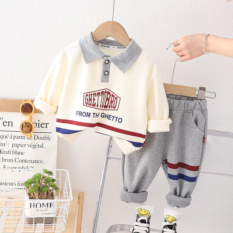 Fashion Toddler Baby Boy Girls Casual Clothes Set Outfits Spring Autumn  Boys Sports Clothes Tracksuit Suits