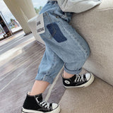 Mqtime Spring Fall Kids Boys' Clothes Baby Elastic  Denim Trousers for Toddler Children Boy Clothing Outer Wear Jeans Pants 2-10 Years